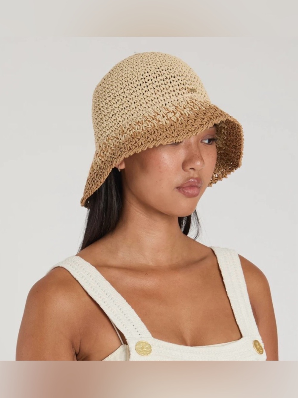 EUGENIA KIM “Bailey” Paper Straw Bucket Hat - Picture 3 of 13